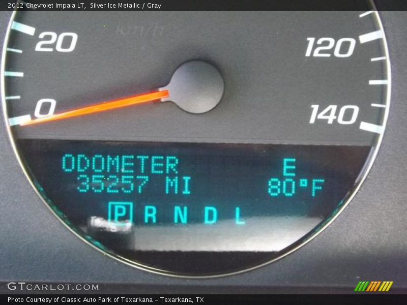 Silver Ice Metallic / Gray 2012 Chevrolet Impala LT