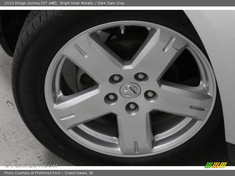 Bright Silver Metallic / Dark Slate Gray 2010 Dodge Journey SXT AWD