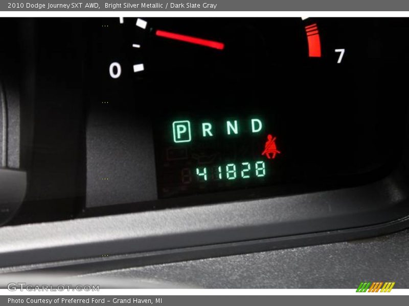 Bright Silver Metallic / Dark Slate Gray 2010 Dodge Journey SXT AWD