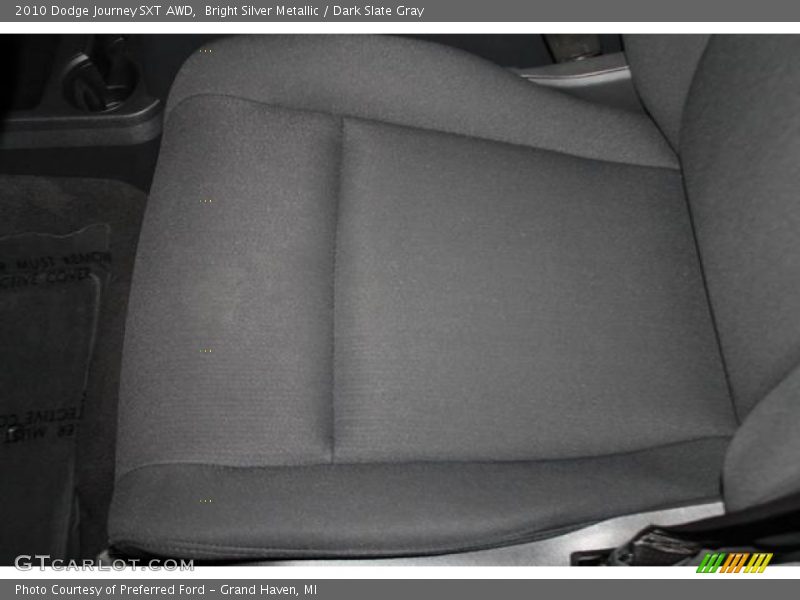 Bright Silver Metallic / Dark Slate Gray 2010 Dodge Journey SXT AWD
