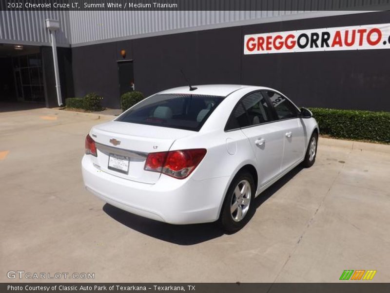 Summit White / Medium Titanium 2012 Chevrolet Cruze LT