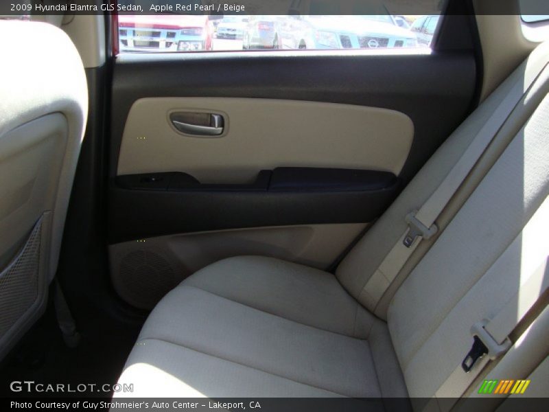 Apple Red Pearl / Beige 2009 Hyundai Elantra GLS Sedan