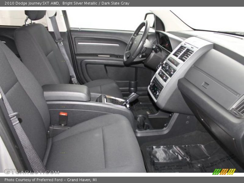 Bright Silver Metallic / Dark Slate Gray 2010 Dodge Journey SXT AWD