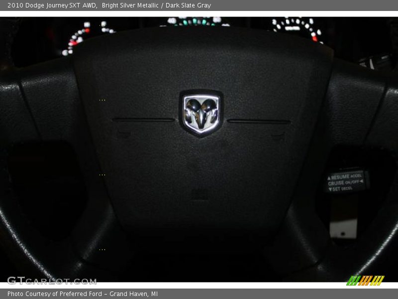Bright Silver Metallic / Dark Slate Gray 2010 Dodge Journey SXT AWD