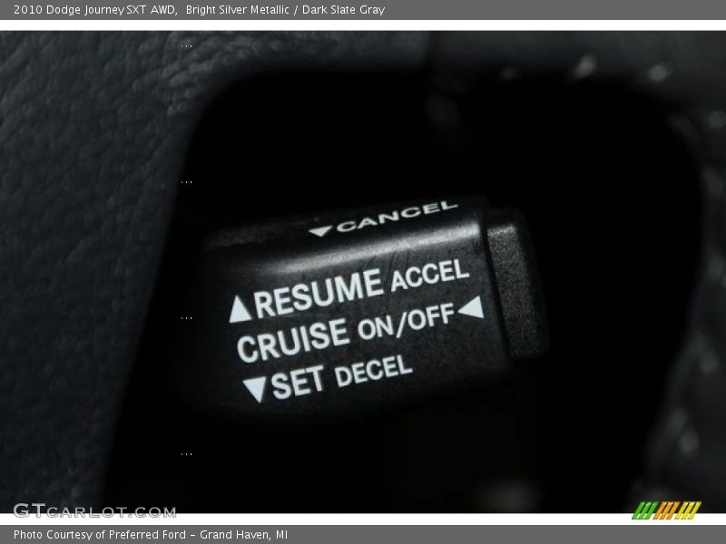 Bright Silver Metallic / Dark Slate Gray 2010 Dodge Journey SXT AWD