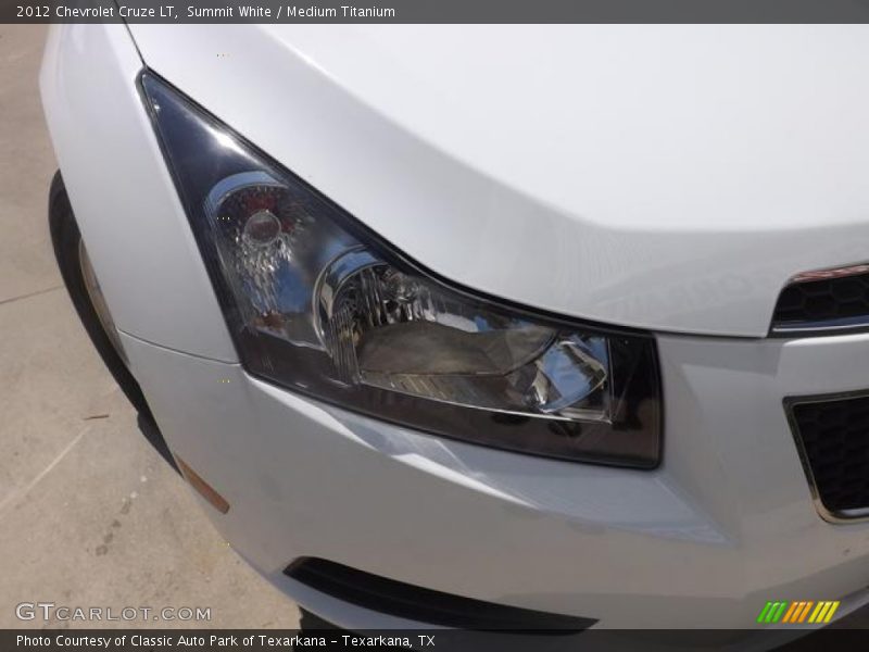 Summit White / Medium Titanium 2012 Chevrolet Cruze LT