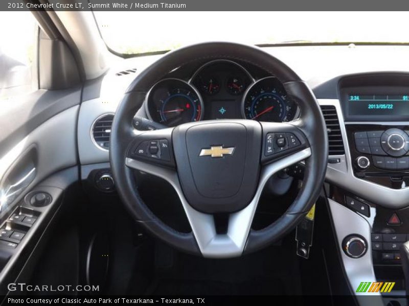 Summit White / Medium Titanium 2012 Chevrolet Cruze LT