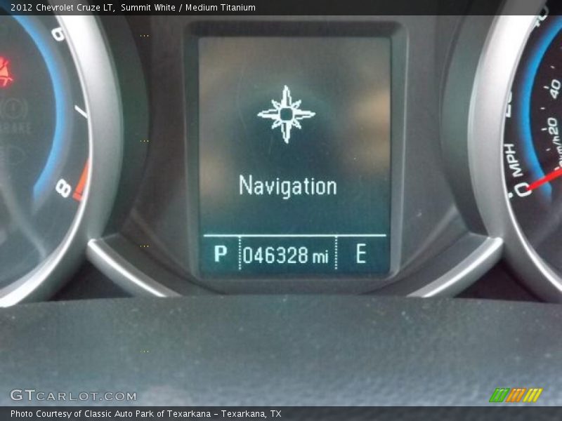 Summit White / Medium Titanium 2012 Chevrolet Cruze LT