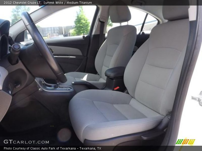 Summit White / Medium Titanium 2012 Chevrolet Cruze LT
