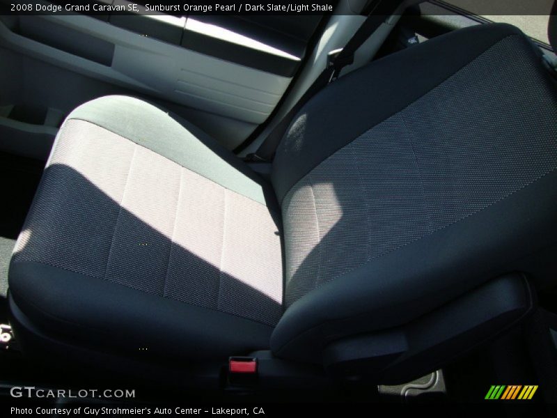 Sunburst Orange Pearl / Dark Slate/Light Shale 2008 Dodge Grand Caravan SE