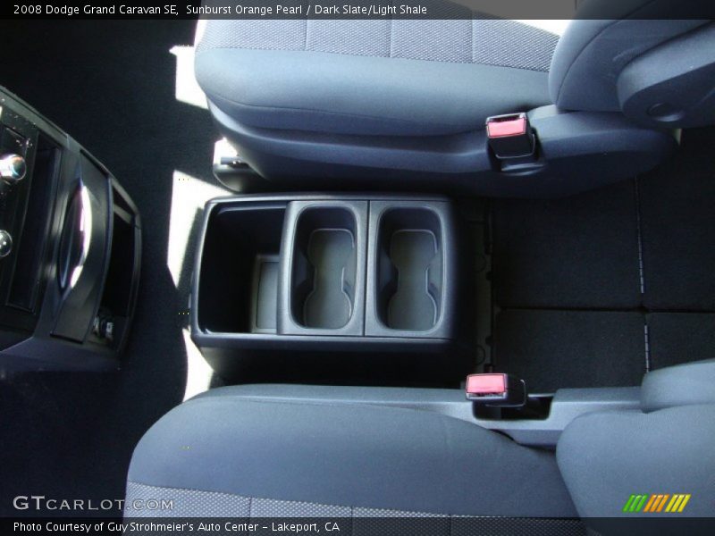 Sunburst Orange Pearl / Dark Slate/Light Shale 2008 Dodge Grand Caravan SE