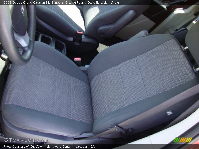 Sunburst Orange Pearl / Dark Slate/Light Shale 2008 Dodge Grand Caravan SE