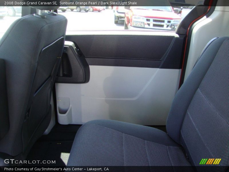 Sunburst Orange Pearl / Dark Slate/Light Shale 2008 Dodge Grand Caravan SE
