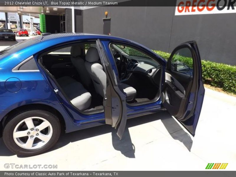 Blue Topaz Metallic / Medium Titanium 2012 Chevrolet Cruze LT