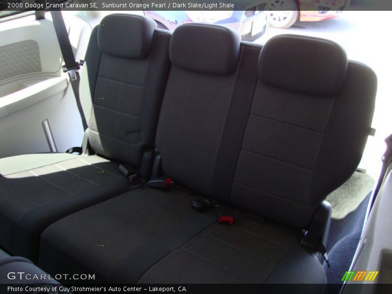 Sunburst Orange Pearl / Dark Slate/Light Shale 2008 Dodge Grand Caravan SE