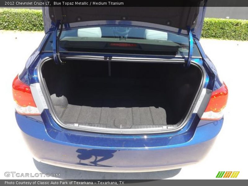 Blue Topaz Metallic / Medium Titanium 2012 Chevrolet Cruze LT
