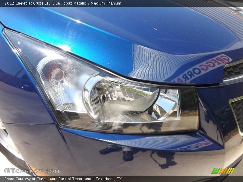 Blue Topaz Metallic / Medium Titanium 2012 Chevrolet Cruze LT