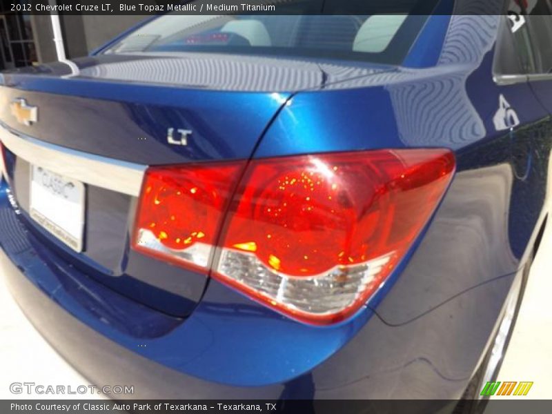 Blue Topaz Metallic / Medium Titanium 2012 Chevrolet Cruze LT