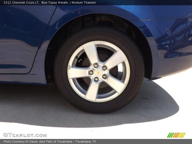 Blue Topaz Metallic / Medium Titanium 2012 Chevrolet Cruze LT