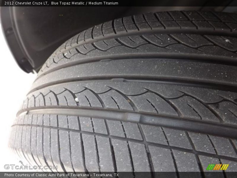 Blue Topaz Metallic / Medium Titanium 2012 Chevrolet Cruze LT