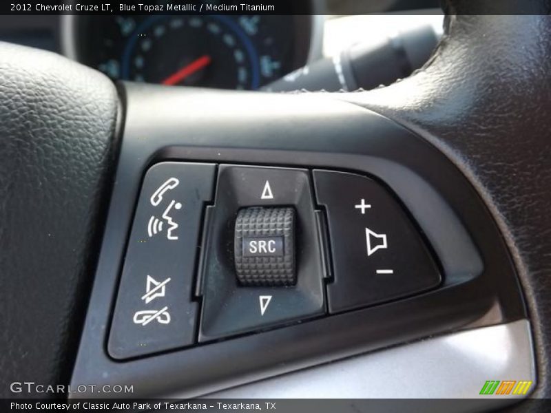 Blue Topaz Metallic / Medium Titanium 2012 Chevrolet Cruze LT