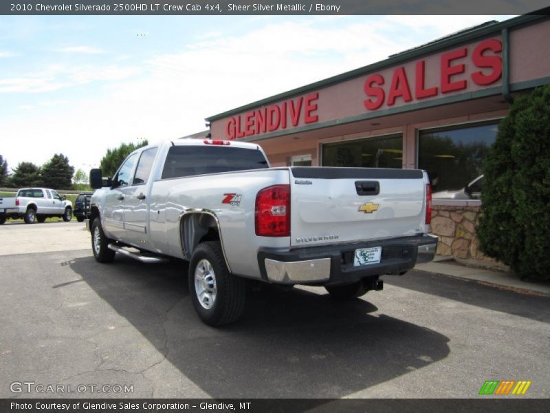 Sheer Silver Metallic / Ebony 2010 Chevrolet Silverado 2500HD LT Crew Cab 4x4