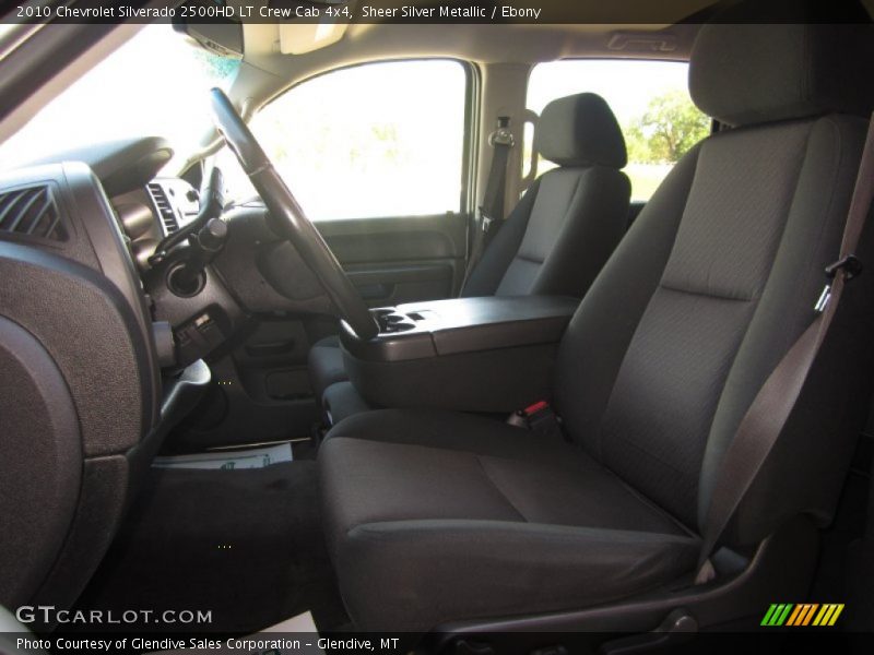 Sheer Silver Metallic / Ebony 2010 Chevrolet Silverado 2500HD LT Crew Cab 4x4