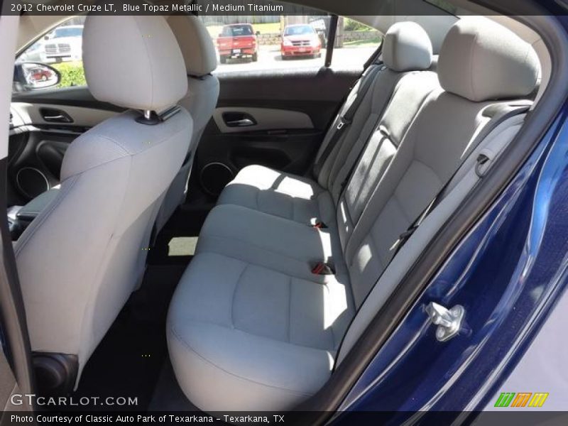Blue Topaz Metallic / Medium Titanium 2012 Chevrolet Cruze LT