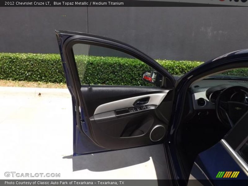 Blue Topaz Metallic / Medium Titanium 2012 Chevrolet Cruze LT