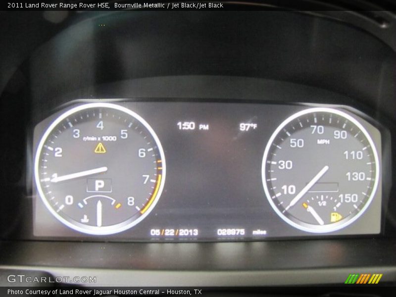 Bournville Metallic / Jet Black/Jet Black 2011 Land Rover Range Rover HSE