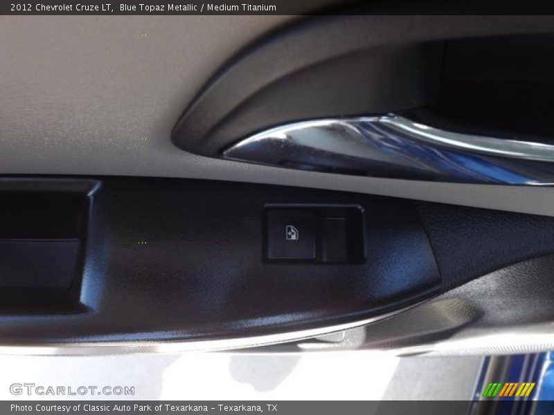 Blue Topaz Metallic / Medium Titanium 2012 Chevrolet Cruze LT