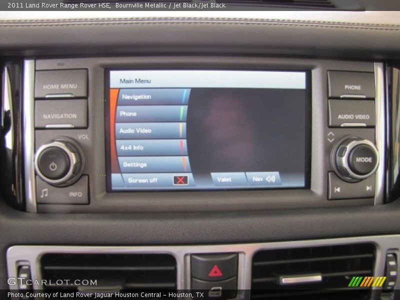 Bournville Metallic / Jet Black/Jet Black 2011 Land Rover Range Rover HSE