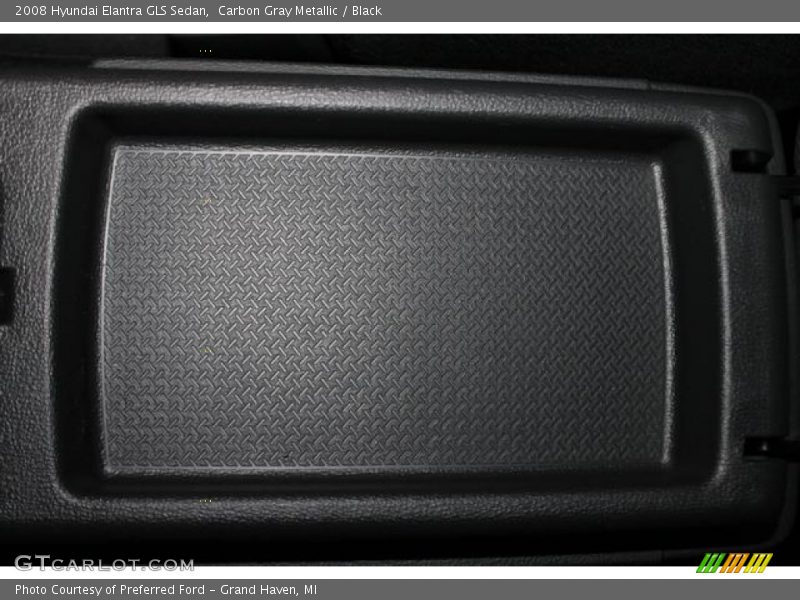 Carbon Gray Metallic / Black 2008 Hyundai Elantra GLS Sedan
