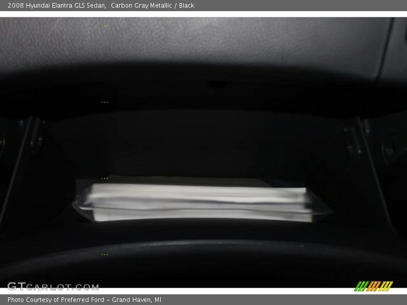 Carbon Gray Metallic / Black 2008 Hyundai Elantra GLS Sedan