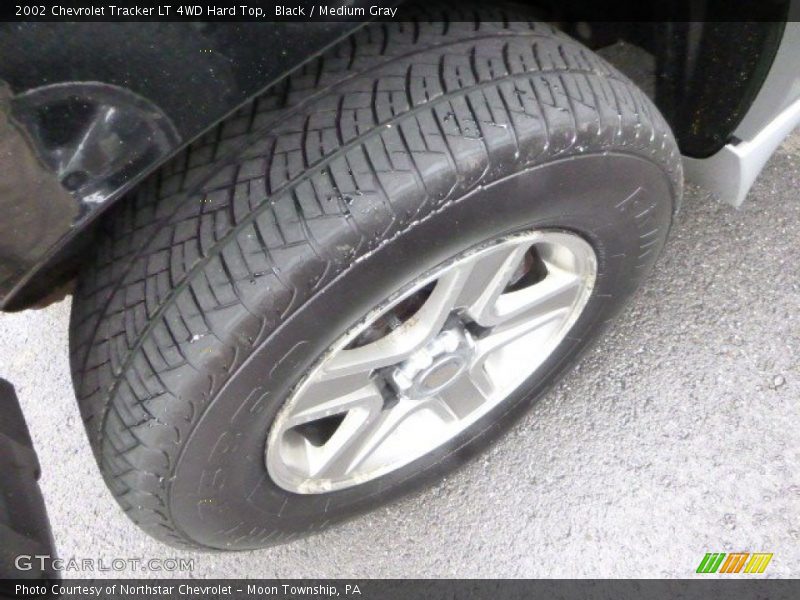 Black / Medium Gray 2002 Chevrolet Tracker LT 4WD Hard Top