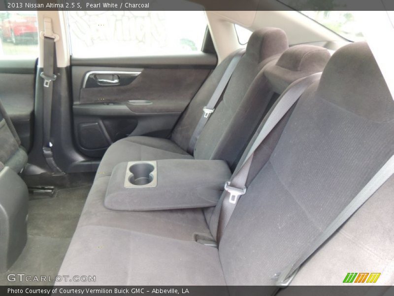 Pearl White / Charcoal 2013 Nissan Altima 2.5 S