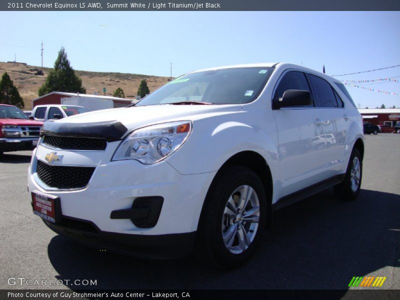 Summit White / Light Titanium/Jet Black 2011 Chevrolet Equinox LS AWD