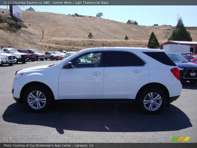 Summit White / Light Titanium/Jet Black 2011 Chevrolet Equinox LS AWD