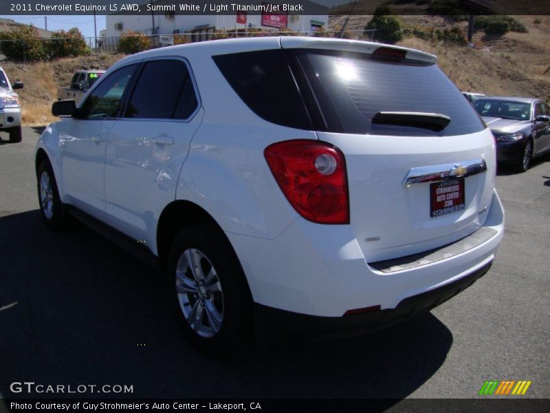 Summit White / Light Titanium/Jet Black 2011 Chevrolet Equinox LS AWD