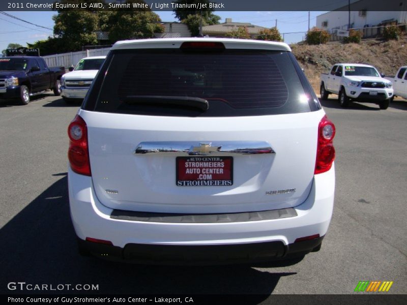 Summit White / Light Titanium/Jet Black 2011 Chevrolet Equinox LS AWD