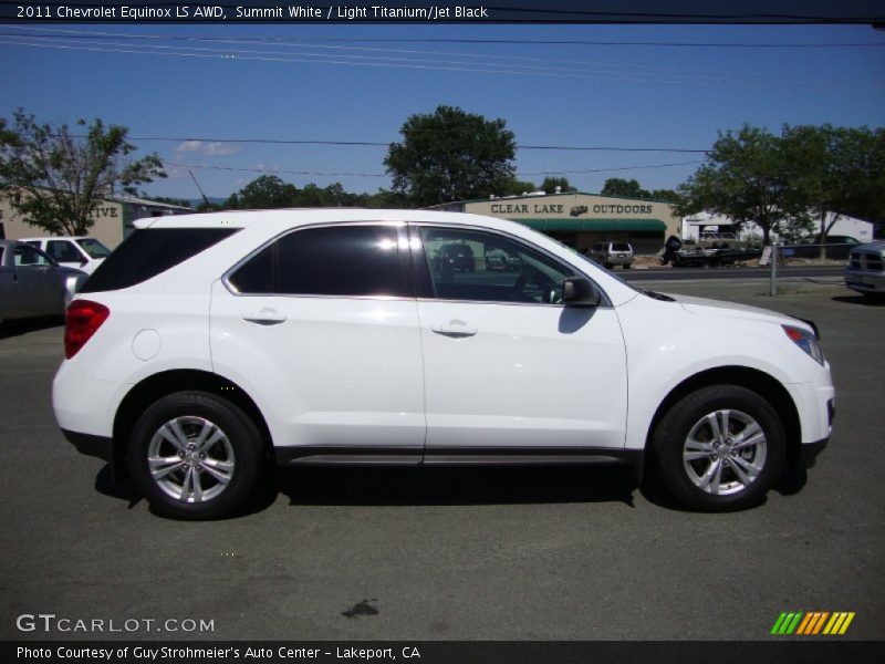 Summit White / Light Titanium/Jet Black 2011 Chevrolet Equinox LS AWD