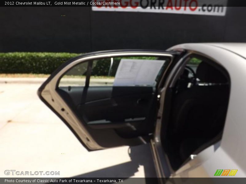 Gold Mist Metallic / Cocoa/Cashmere 2012 Chevrolet Malibu LT