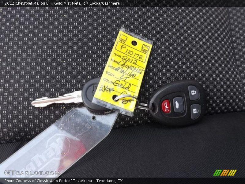 Gold Mist Metallic / Cocoa/Cashmere 2012 Chevrolet Malibu LT