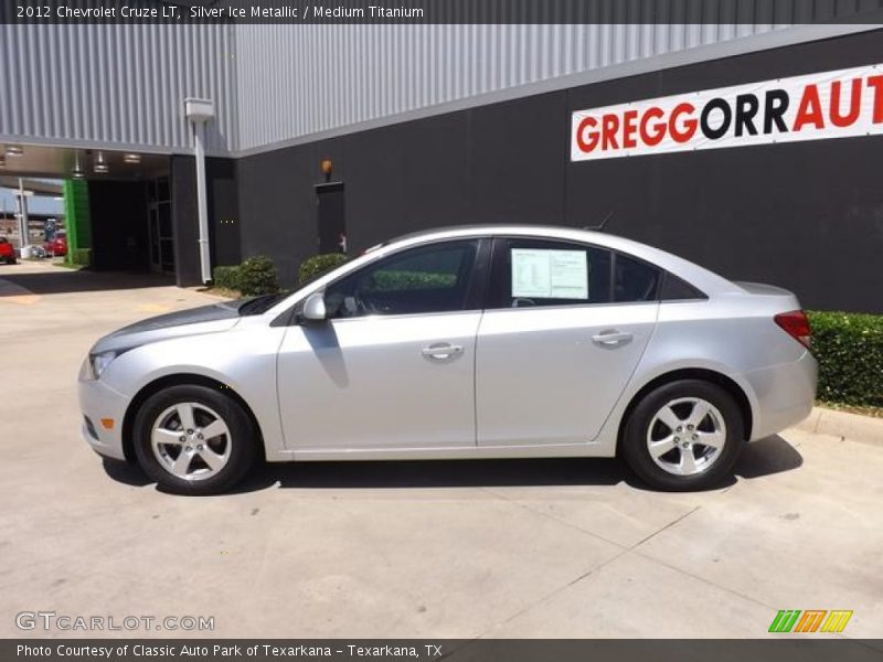 Silver Ice Metallic / Medium Titanium 2012 Chevrolet Cruze LT