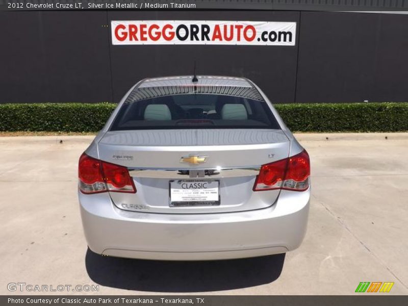 Silver Ice Metallic / Medium Titanium 2012 Chevrolet Cruze LT