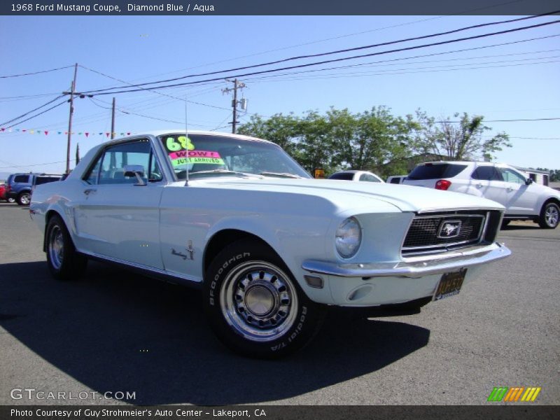 Front 3/4 View of 1968 Mustang Coupe