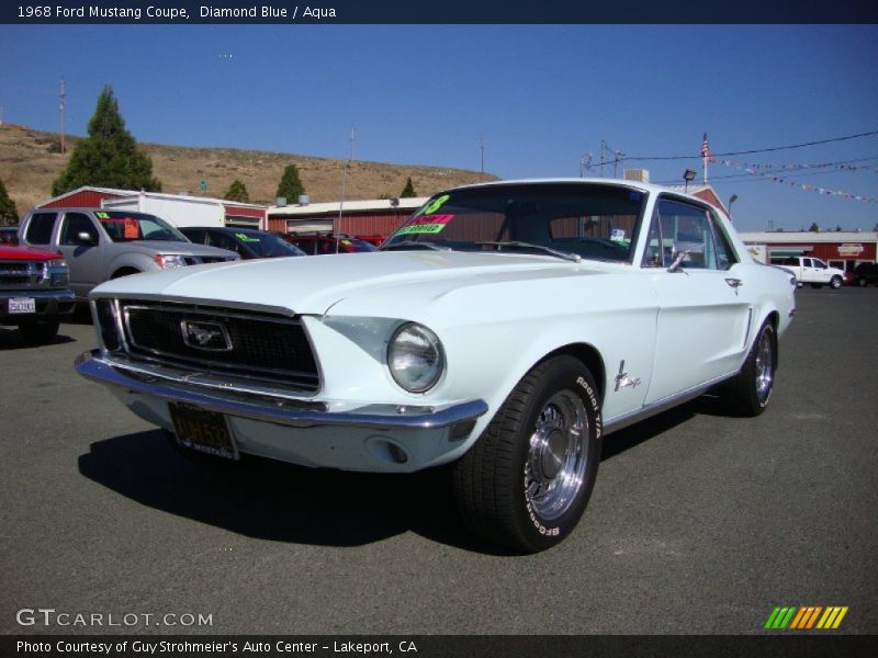 Front 3/4 View of 1968 Mustang Coupe