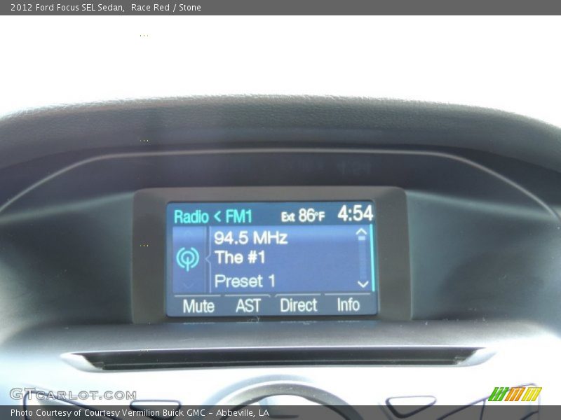 Race Red / Stone 2012 Ford Focus SEL Sedan