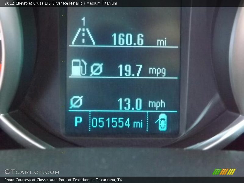 Silver Ice Metallic / Medium Titanium 2012 Chevrolet Cruze LT