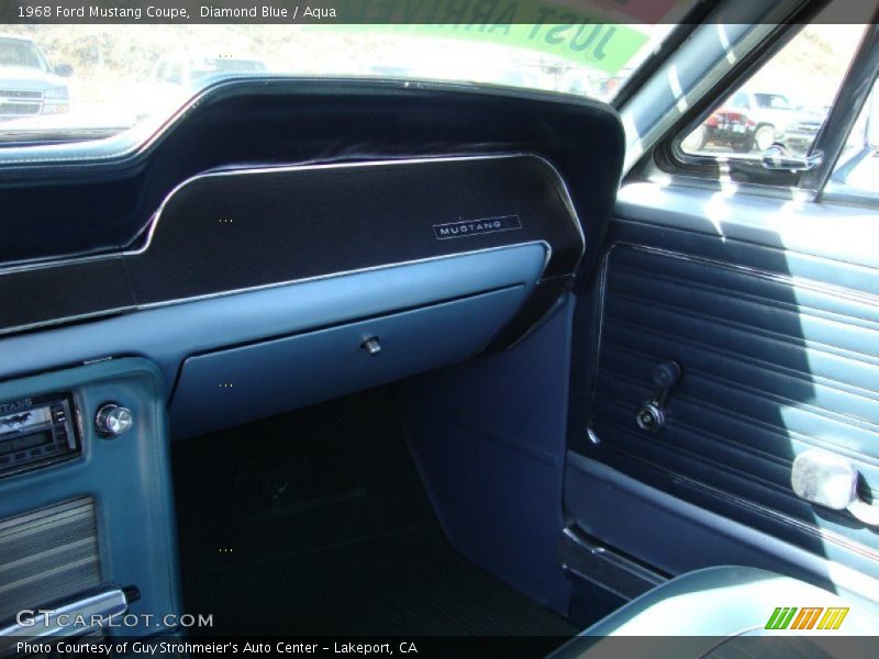 Dashboard of 1968 Mustang Coupe